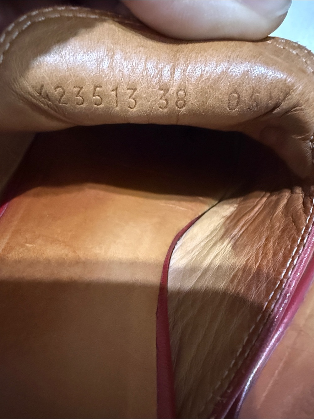 Gucci Red Leather Horsebit Backless Loafers - Picture 4 of 7
